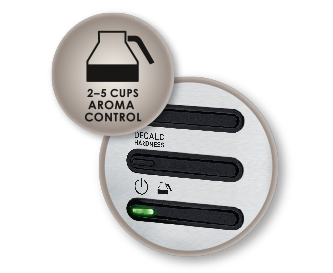 Aroma Control: Pro plnou chu? i p?i malém množství kávy