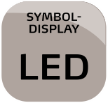 Wyświetlacz LED z symbolami